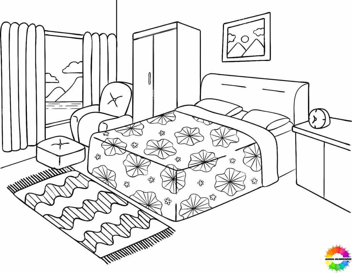 Schlafzimmer-ausmalbilder-ausmalbilderkinder.de-14