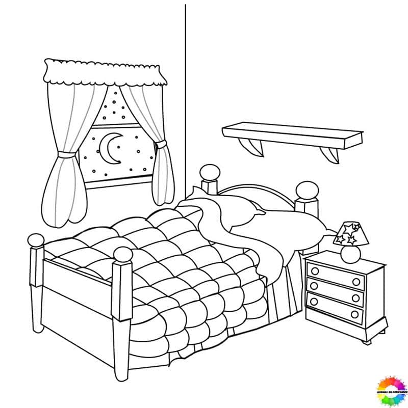 Schlafzimmer-ausmalbilder-ausmalbilderkinder.de-16