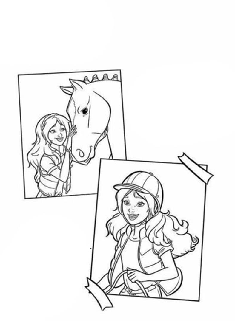 Horse Club ausmalbilder zum ausdrucken kostenlos gratis