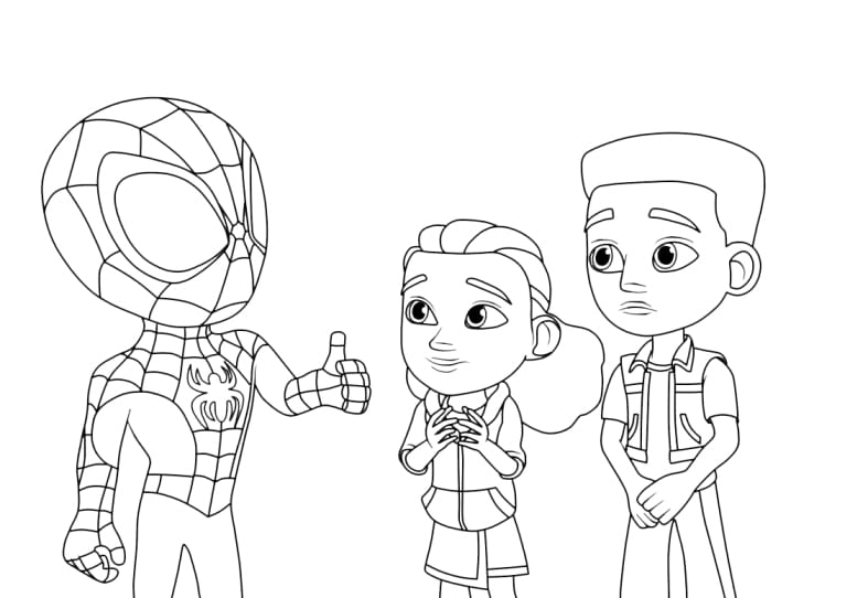 20+ Spidey und seine super-freunde ausmalbilder zum ausmalen