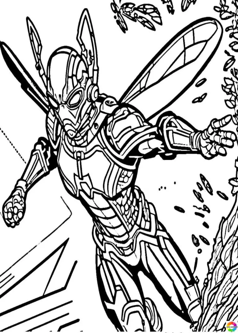 10 Fun Ant-Man Coloring Pages for Marvel Superhero Fans