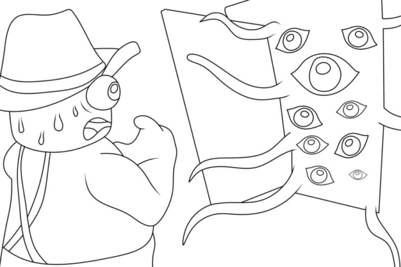 Free Doors Coloring Pages One Of The Best Roblox Games