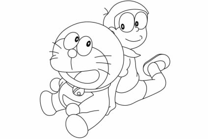 Doraemon-Ausmalbilder-ausmalbilderkinder.de-05