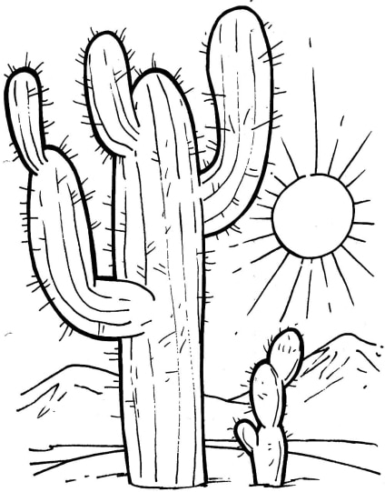 Kaktus-Ausmalbilder-ausmalbilderkinder.de-33