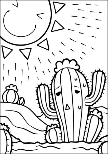 Kaktus-Ausmalbilder-ausmalbilderkinder.de-44
