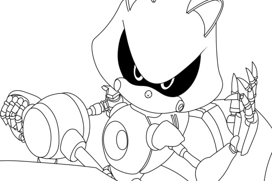 Latest Metal Sonic coloring pages - Free collection