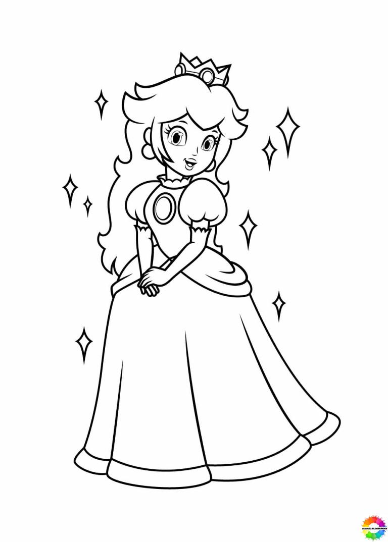 24+ Prinzessin Peach ausmalbilder zum ausdrucken für Mädchen