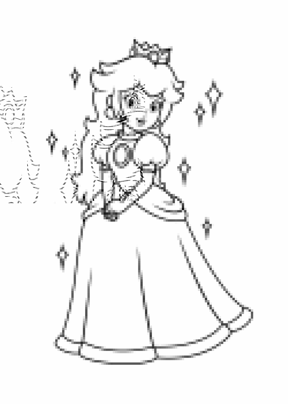 24+ Prinzessin Peach ausmalbilder zum ausdrucken für Mädchen