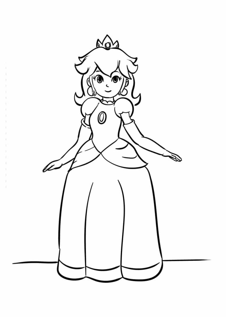 24+ Prinzessin Peach ausmalbilder zum ausdrucken für Mädchen