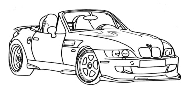 70+ BMW coloring pages to print - Free Download