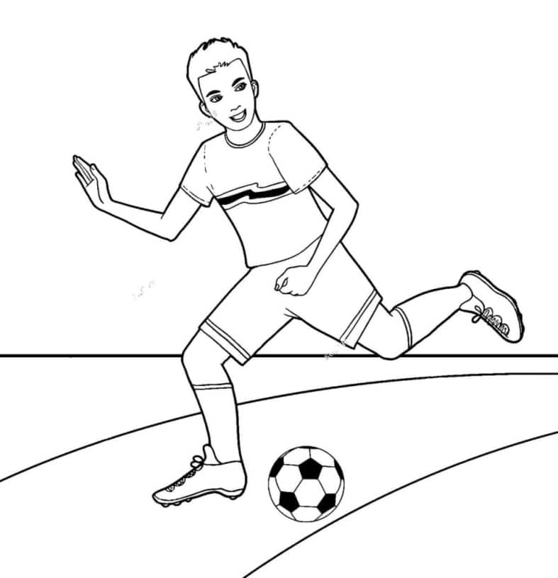 Football coloring pages - free collection for kids