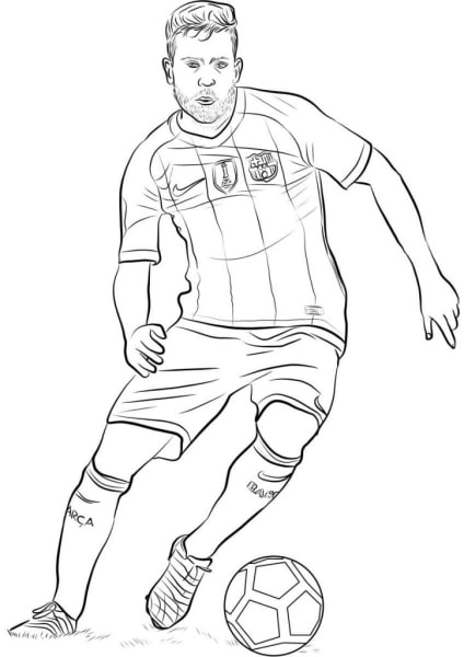 Football coloring pages - free collection for kids