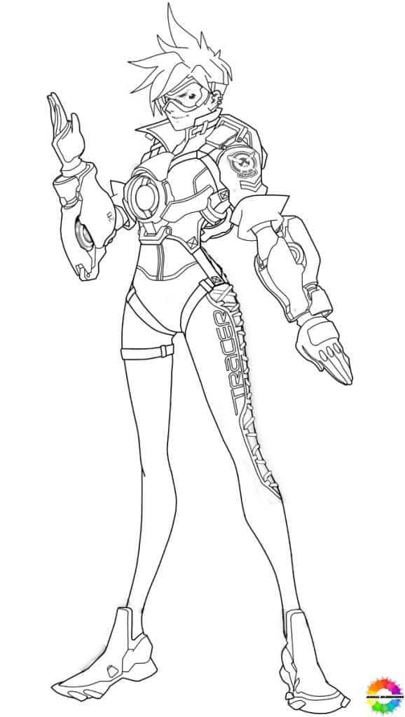 Overwatch Free coloring pages for fans to print