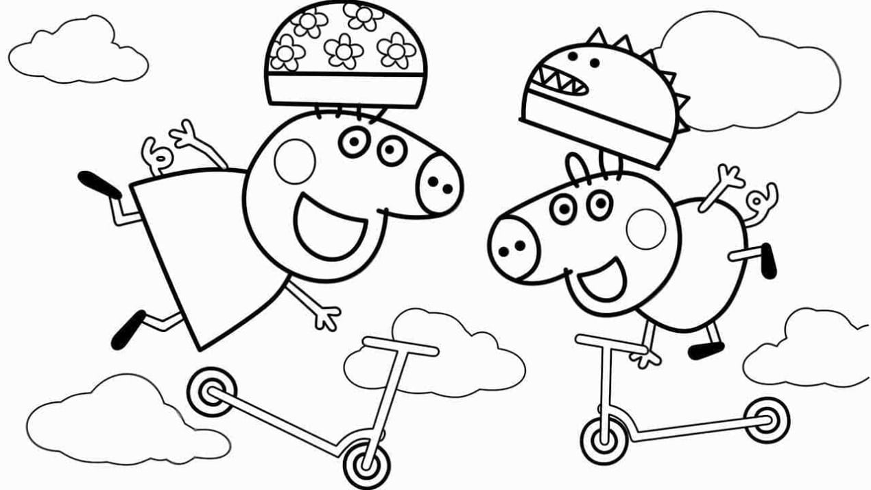 51+ Peppa Pig ausmalbilder kostenlos drucken für kinder