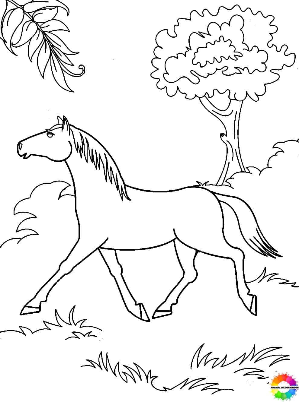 Free Horse Coloring Pages To Download For Kids free-horse-coloring-pages-to-download-for-kids