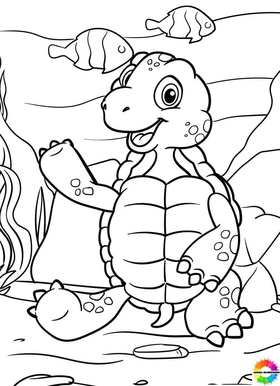 Schildkröte-Ausmalbilder-ausmalbilderkinder-de-16