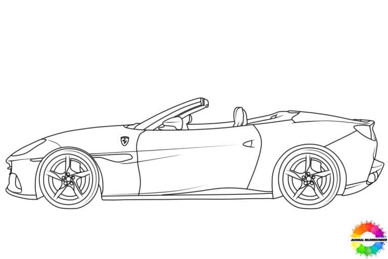 60+ Ferrari ausmalbilder autos zum ausdrucken für kinder