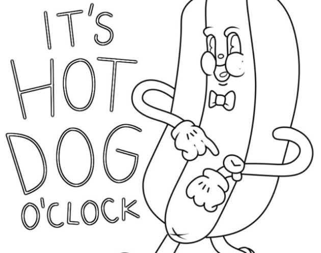 Hotdog-Ausmalbilder-ausmalbilderkinder-de-11