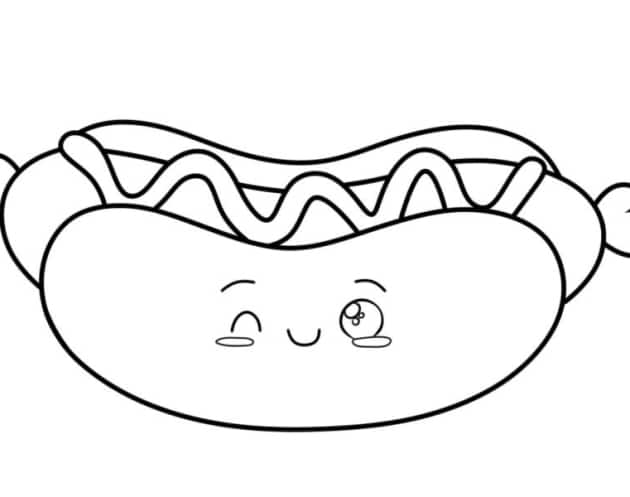 Hotdog-Ausmalbilder-ausmalbilderkinder-de-14