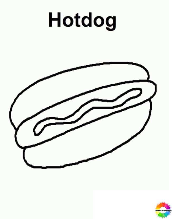 Hotdog-Ausmalbilder-ausmalbilderkinder-de-38