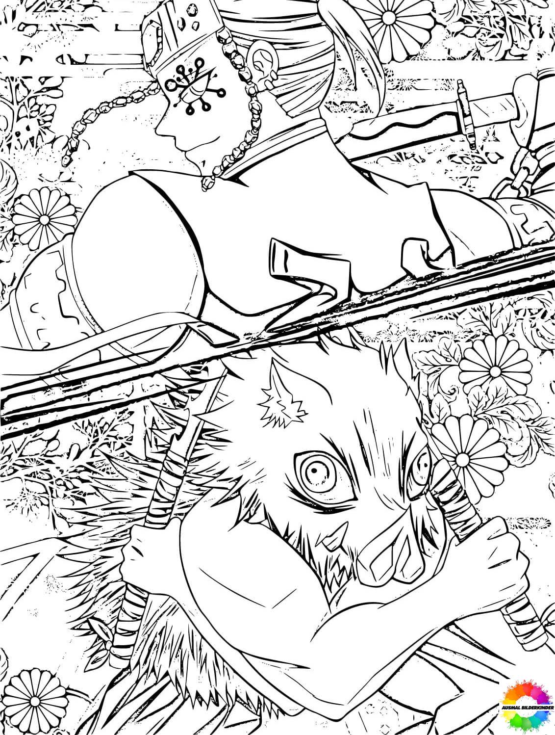 50+ Inosuke ausmalbilder zum ausdrucken - Kollektion für Fans