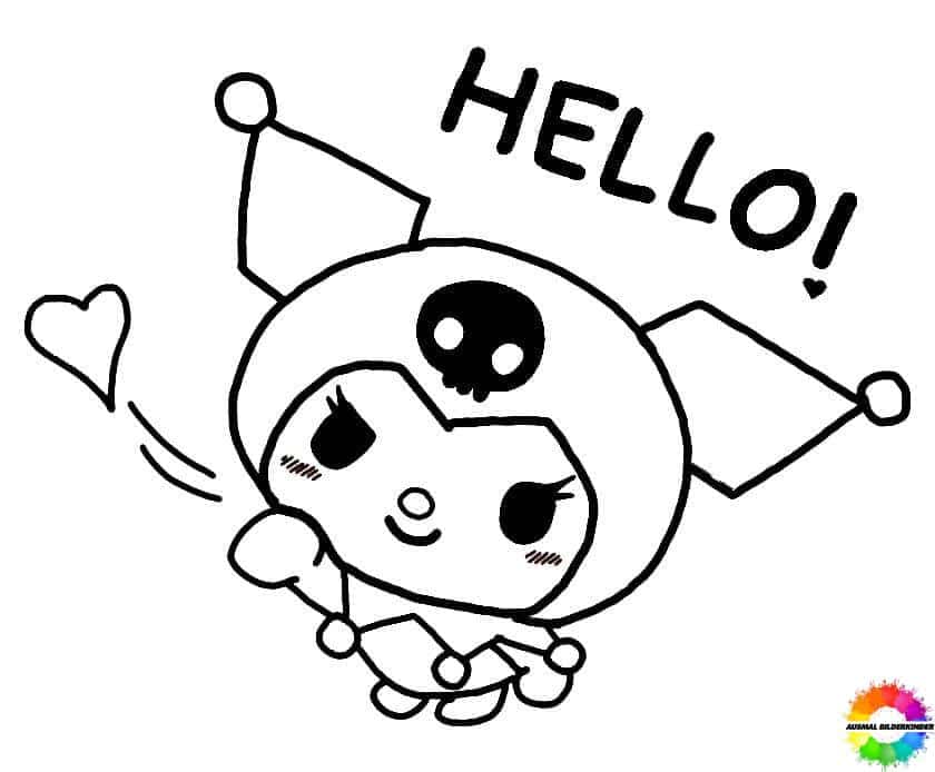 30+ Kuromi ausmalbilder cute für kinder jetzt downloaden