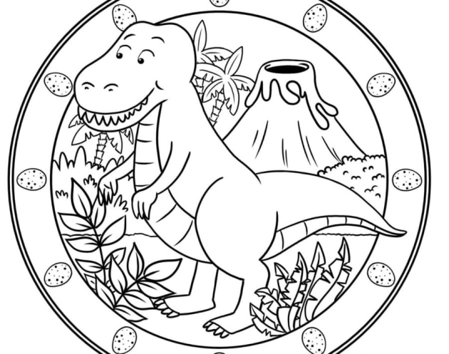Tyrannosaurus-Ausmalbilder-ausmalbilderkinder-de-43