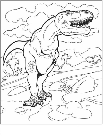 Tyrannosaurus-Ausmalbilder-ausmalbilderkinder-de-44