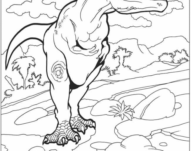 Tyrannosaurus-Ausmalbilder-ausmalbilderkinder-de-44