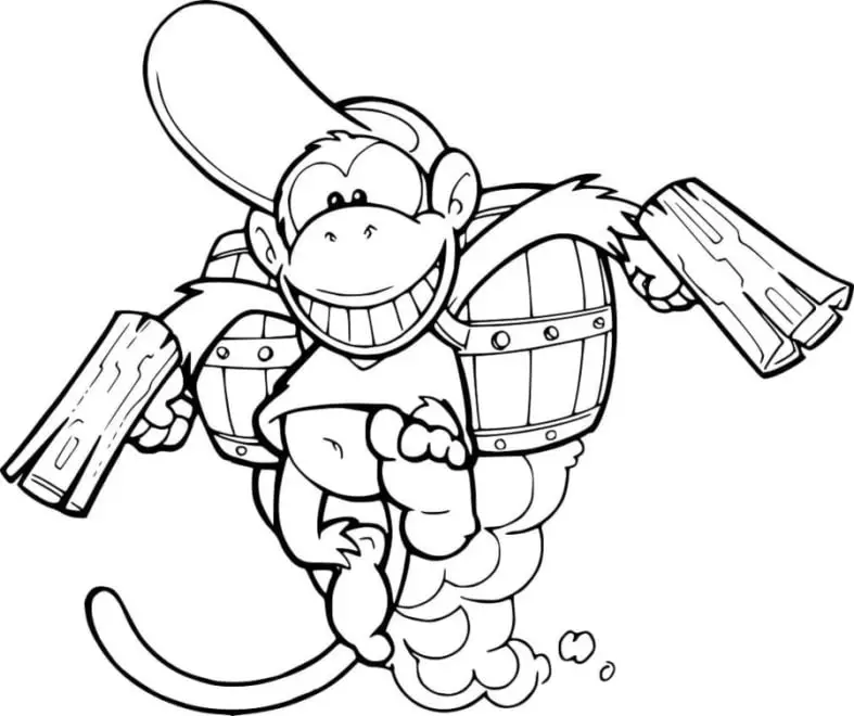 51+ Donkey Kong ausmalbilder zum ausdrucken gratis und ausmalen