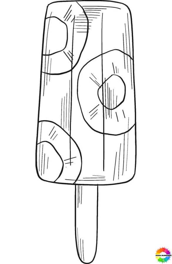 ausmalbilder eis am stiel