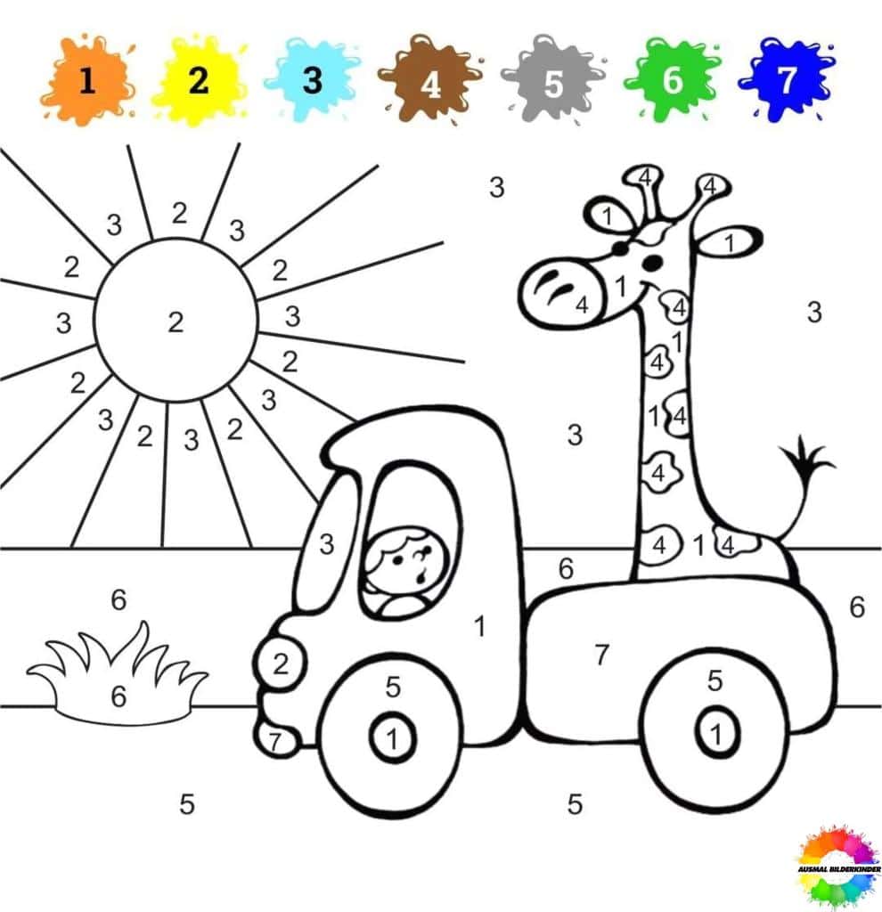  Foto zu 33+ Malen nach zahlen ausmalbilder zum ausdrucken für kinder 