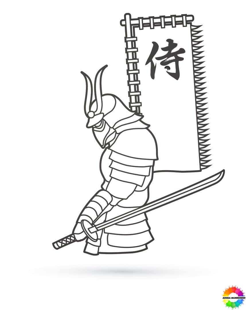 Samurai-Ausmalbilder-ausmalbilderkinder-de-43