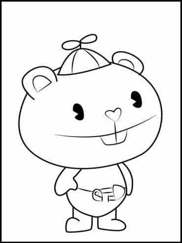 25+ Happy Tree Friends Free coloring pages - Latest collection