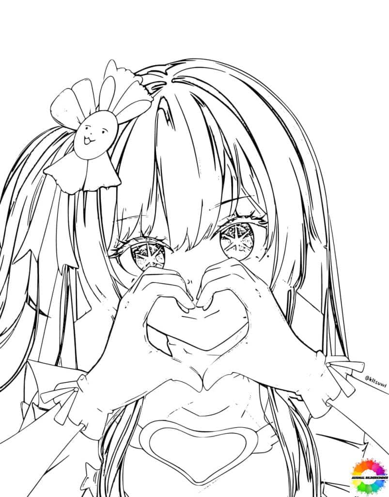 73+ Anime Mädchen ausmalbilder cute zum ausdrucken kostenlose