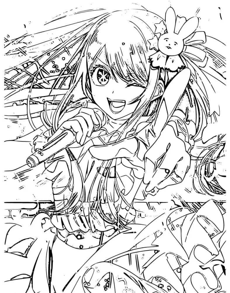 15+ Oshi no Ko coloring pages - Latest collection for kids