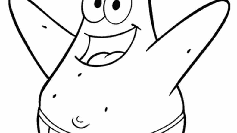 Patrick Star ausmalbilder kostenlose für kinder zum ausmalen