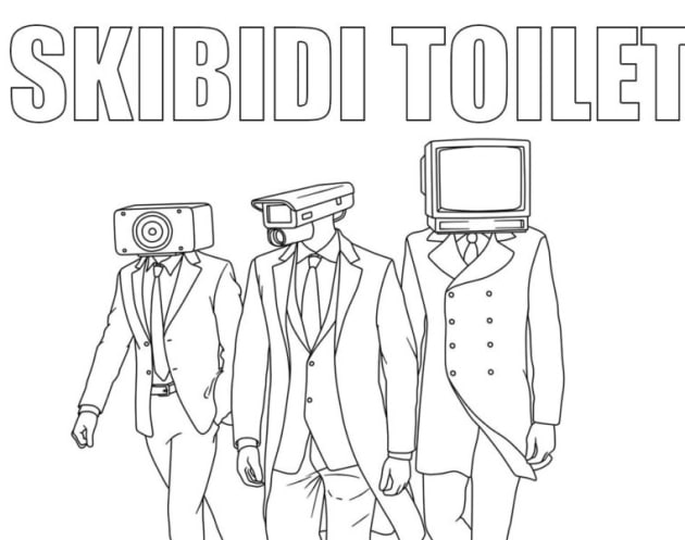 Skibidi-Toilet-ausmalbilder-ausmalbilderkinder-de-1