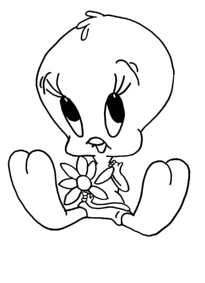 tweety pics for coloring pages for children