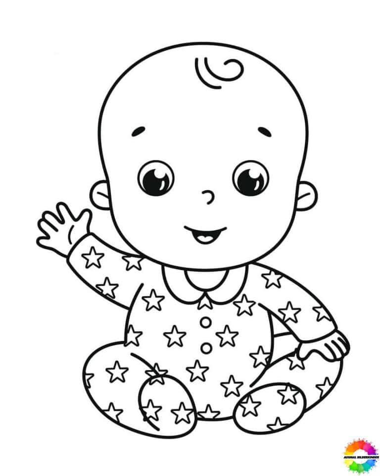 Baby Motive Zum Ausdrucken Kostenlos - Kontrastbilder babys zum ausdrucken – hfqnca