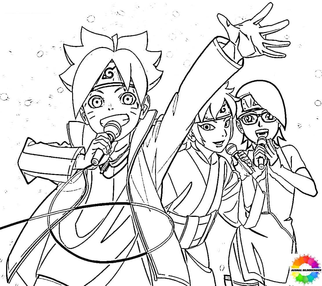 Boruto Coloring Pages - Print and color