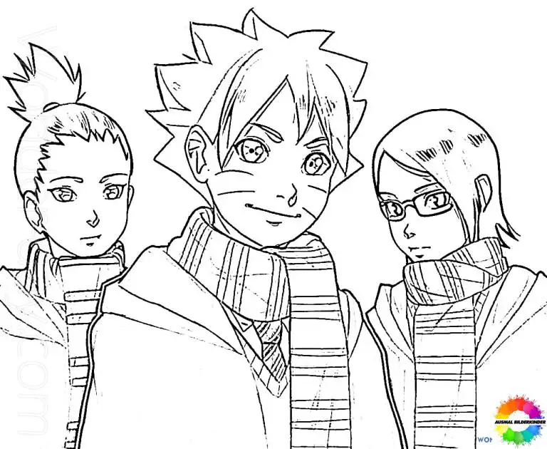 Boruto Coloring Pages To Print And Online Coloring Pages