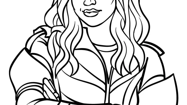 Descendants ausmalbilder zum ausdrucken und herunterladen