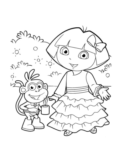 Dora-the-Explorer-ausmalbilder-ausmalbilderkinder-de-1