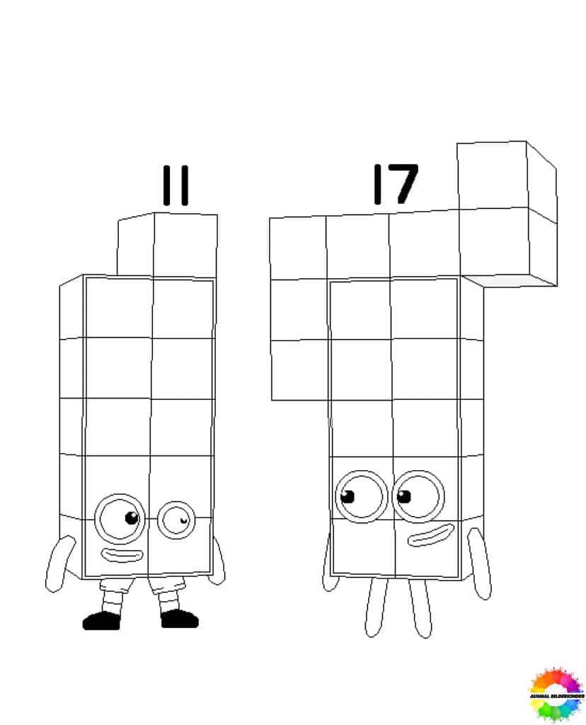Numberblocks 15