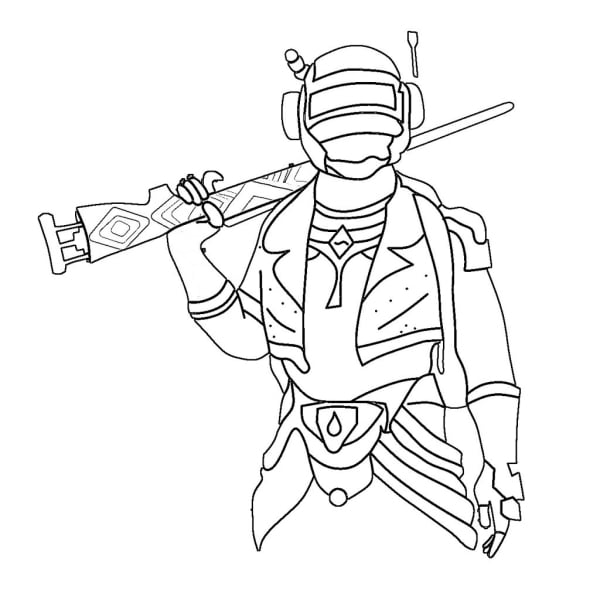 PUBG Free Printable Coloring Pages - Newest 2023