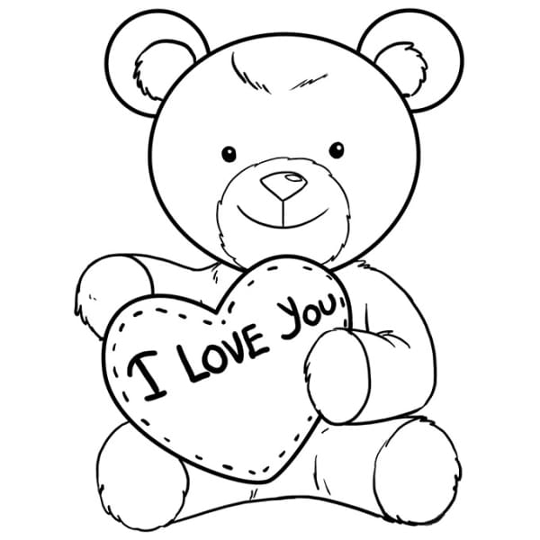 50+ Bear coloring pages to print - Cute to color