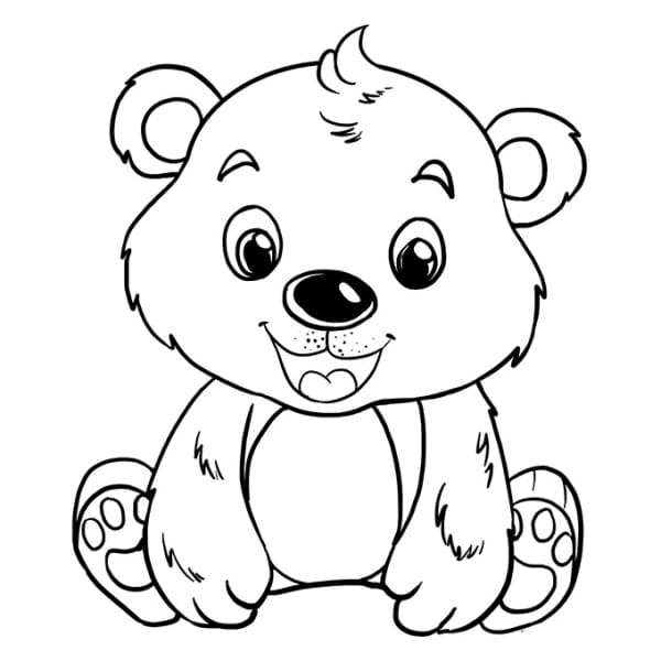 50+ Bear coloring pages to print - Cute to color