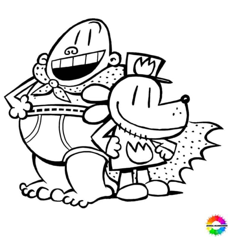 36+ Dog Man Coloring pages for children to print out and color