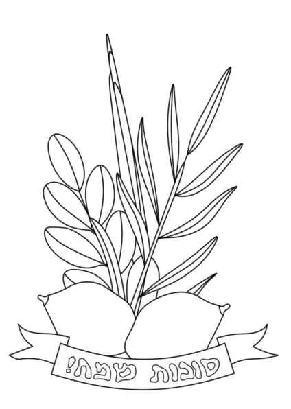 57+ Sukkot coloring pages free to print, color online